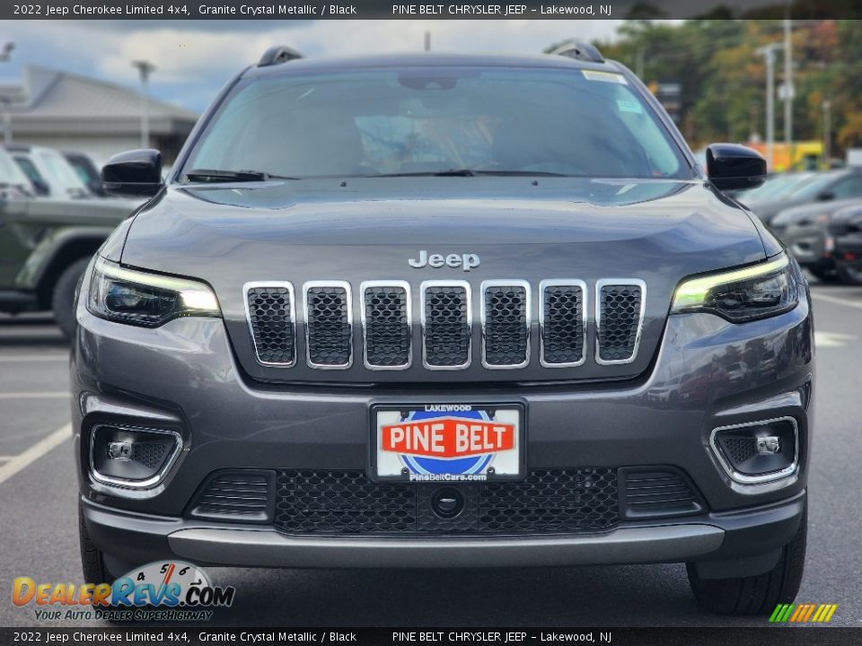 2022 Jeep Cherokee Limited 4x4 Granite Crystal Metallic / Black Photo #2