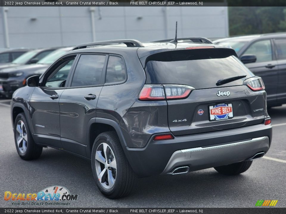 2022 Jeep Cherokee Limited 4x4 Granite Crystal Metallic / Black Photo #4