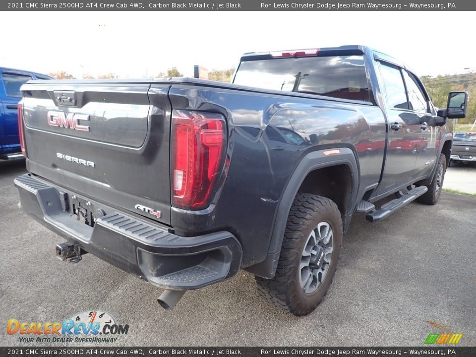 2021 GMC Sierra 2500HD AT4 Crew Cab 4WD Carbon Black Metallic / Jet Black Photo #3