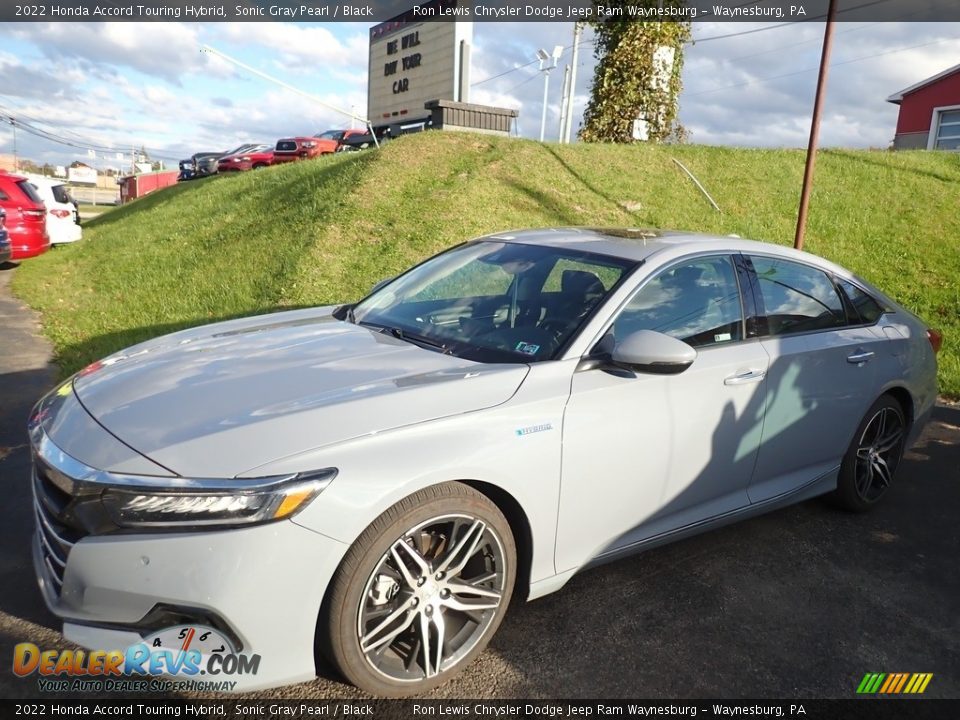 2022 Honda Accord Touring Hybrid Sonic Gray Pearl / Black Photo #1