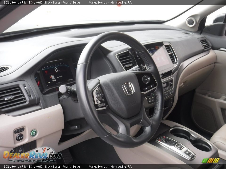 Dashboard of 2021 Honda Pilot EX-L AWD Photo #12