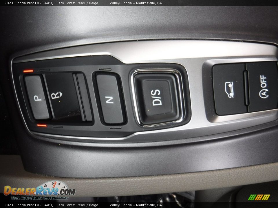2021 Honda Pilot EX-L AWD Black Forest Pearl / Beige Photo #19