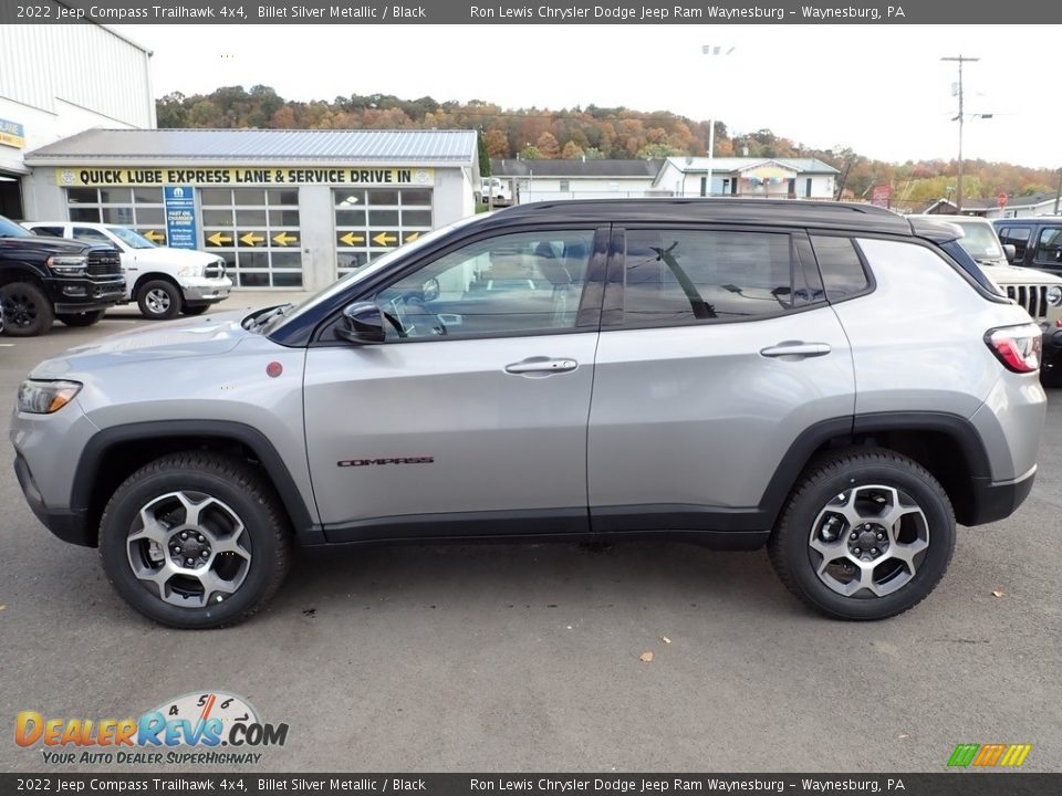 2022 Jeep Compass Trailhawk 4x4 Billet Silver Metallic / Black Photo #2