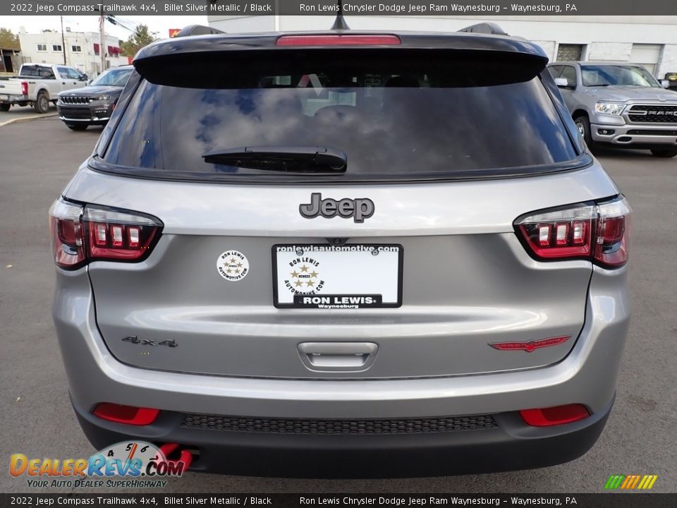 2022 Jeep Compass Trailhawk 4x4 Billet Silver Metallic / Black Photo #4