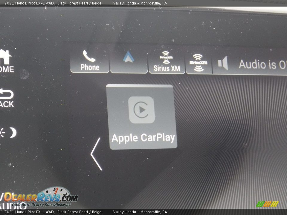 2021 Honda Pilot EX-L AWD Black Forest Pearl / Beige Photo #23