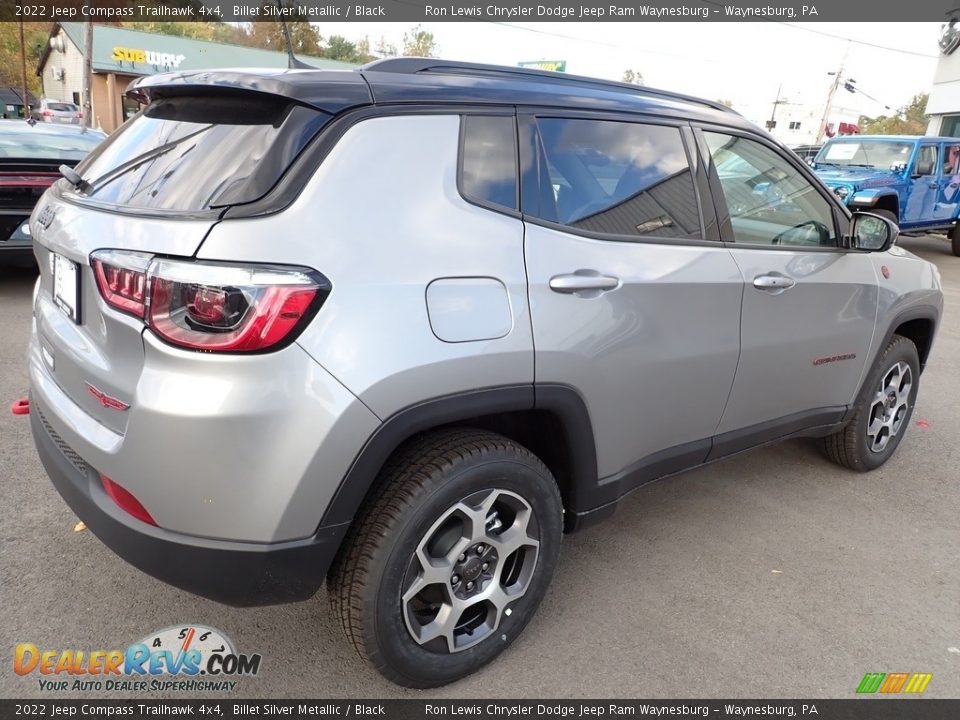 2022 Jeep Compass Trailhawk 4x4 Billet Silver Metallic / Black Photo #6