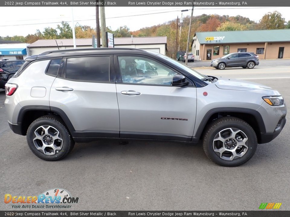 2022 Jeep Compass Trailhawk 4x4 Billet Silver Metallic / Black Photo #7