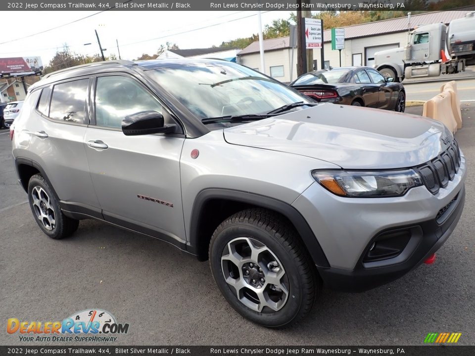 2022 Jeep Compass Trailhawk 4x4 Billet Silver Metallic / Black Photo #8