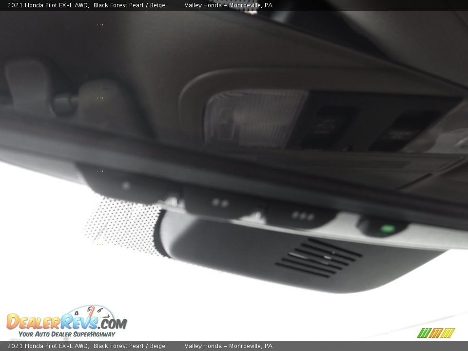 2021 Honda Pilot EX-L AWD Black Forest Pearl / Beige Photo #27