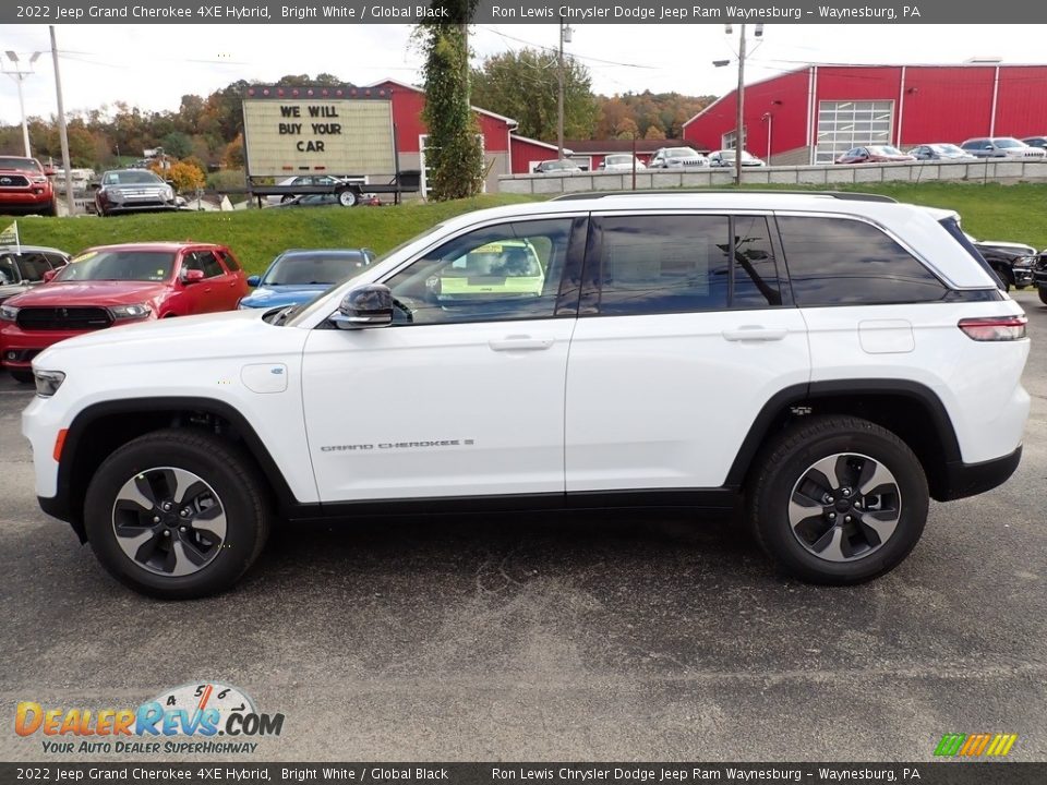 2022 Jeep Grand Cherokee 4XE Hybrid Bright White / Global Black Photo #2