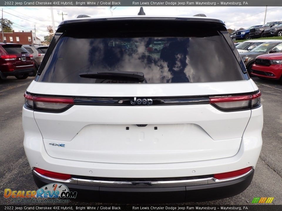 2022 Jeep Grand Cherokee 4XE Hybrid Bright White / Global Black Photo #4