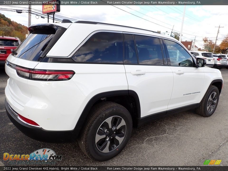 2022 Jeep Grand Cherokee 4XE Hybrid Bright White / Global Black Photo #6