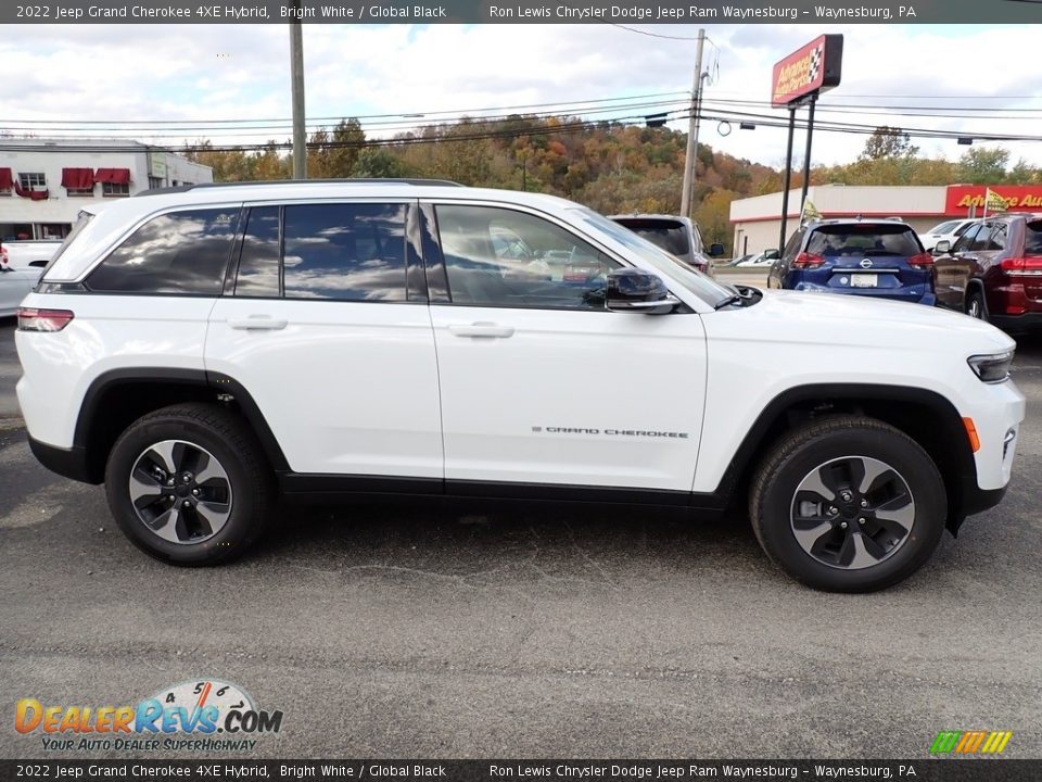 2022 Jeep Grand Cherokee 4XE Hybrid Bright White / Global Black Photo #7