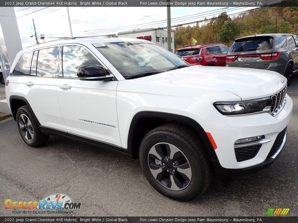 2022 Jeep Grand Cherokee 4XE Hybrid Bright White / Global Black Photo #8