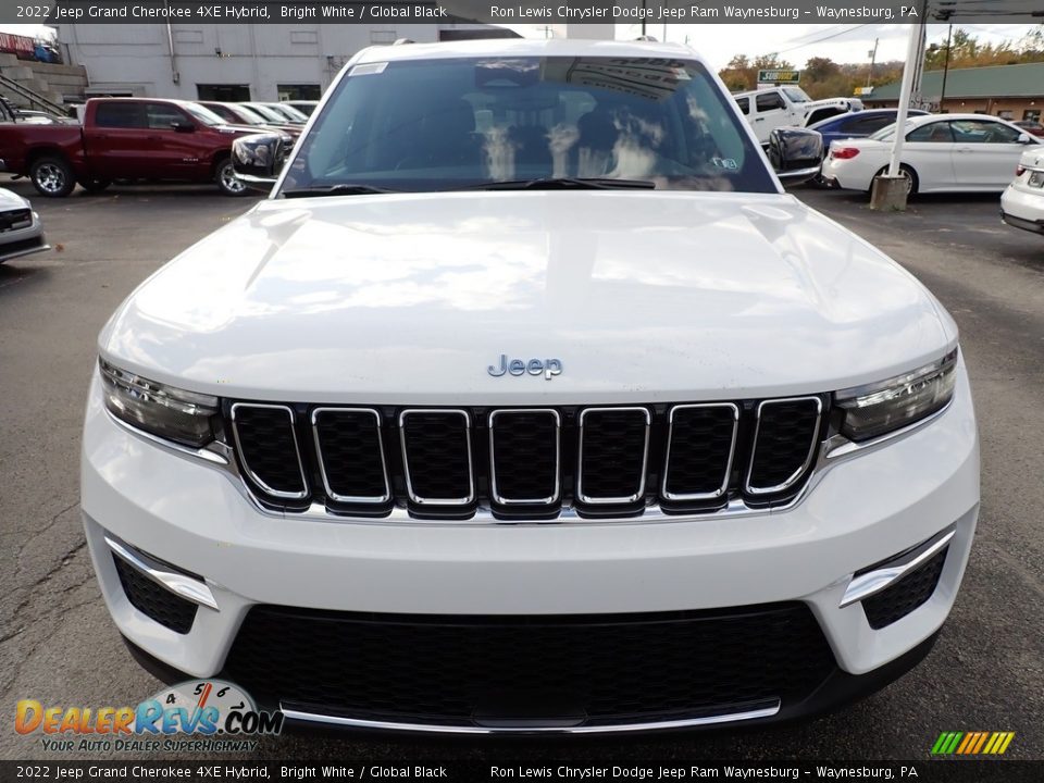 2022 Jeep Grand Cherokee 4XE Hybrid Bright White / Global Black Photo #9