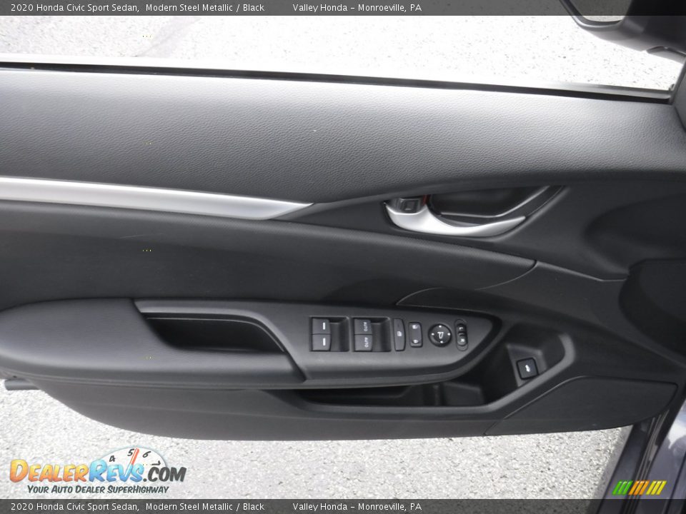 2020 Honda Civic Sport Sedan Modern Steel Metallic / Black Photo #13