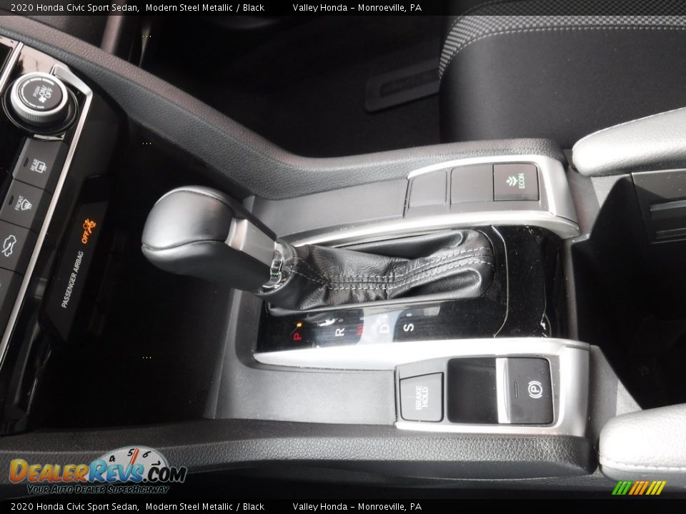 2020 Honda Civic Sport Sedan Modern Steel Metallic / Black Photo #14