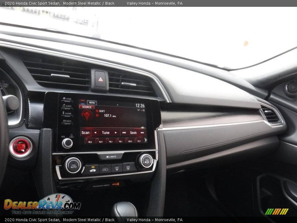 2020 Honda Civic Sport Sedan Modern Steel Metallic / Black Photo #15