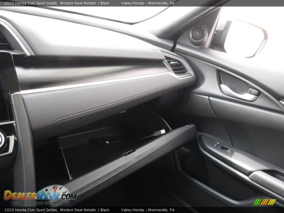 2020 Honda Civic Sport Sedan Modern Steel Metallic / Black Photo #21