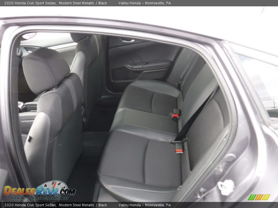 2020 Honda Civic Sport Sedan Modern Steel Metallic / Black Photo #22