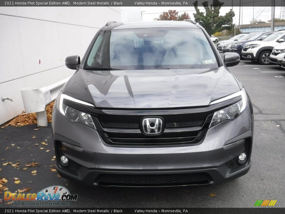 2021 Honda Pilot Special Edition AWD Modern Steel Metallic / Black Photo #5