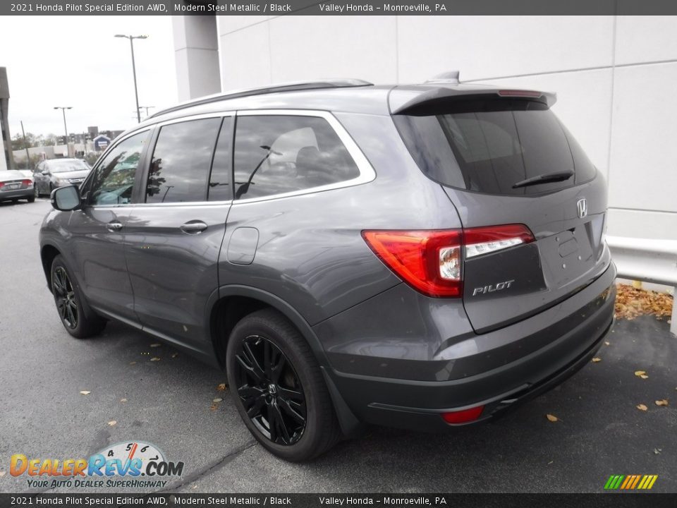 2021 Honda Pilot Special Edition AWD Modern Steel Metallic / Black Photo #9