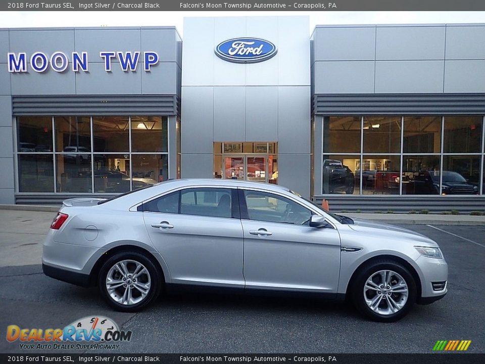 2018 Ford Taurus SEL Ingot Silver / Charcoal Black Photo #1