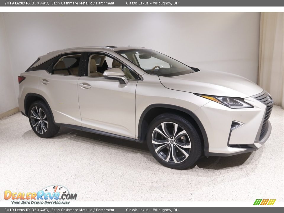 2019 Lexus RX 350 AWD Satin Cashmere Metallic / Parchment Photo #1