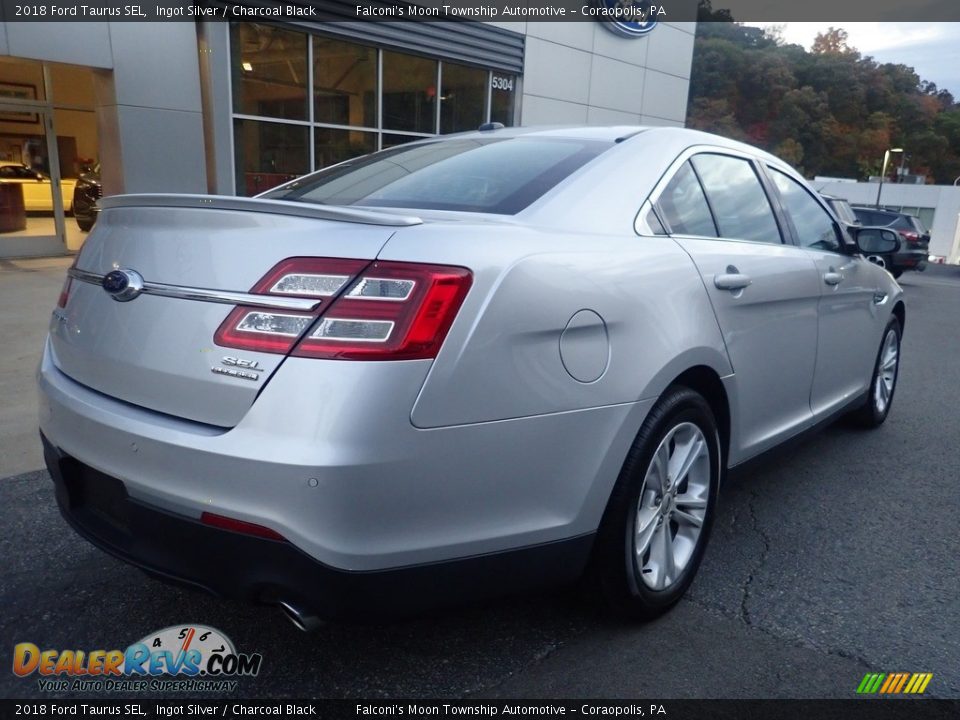 2018 Ford Taurus SEL Ingot Silver / Charcoal Black Photo #2