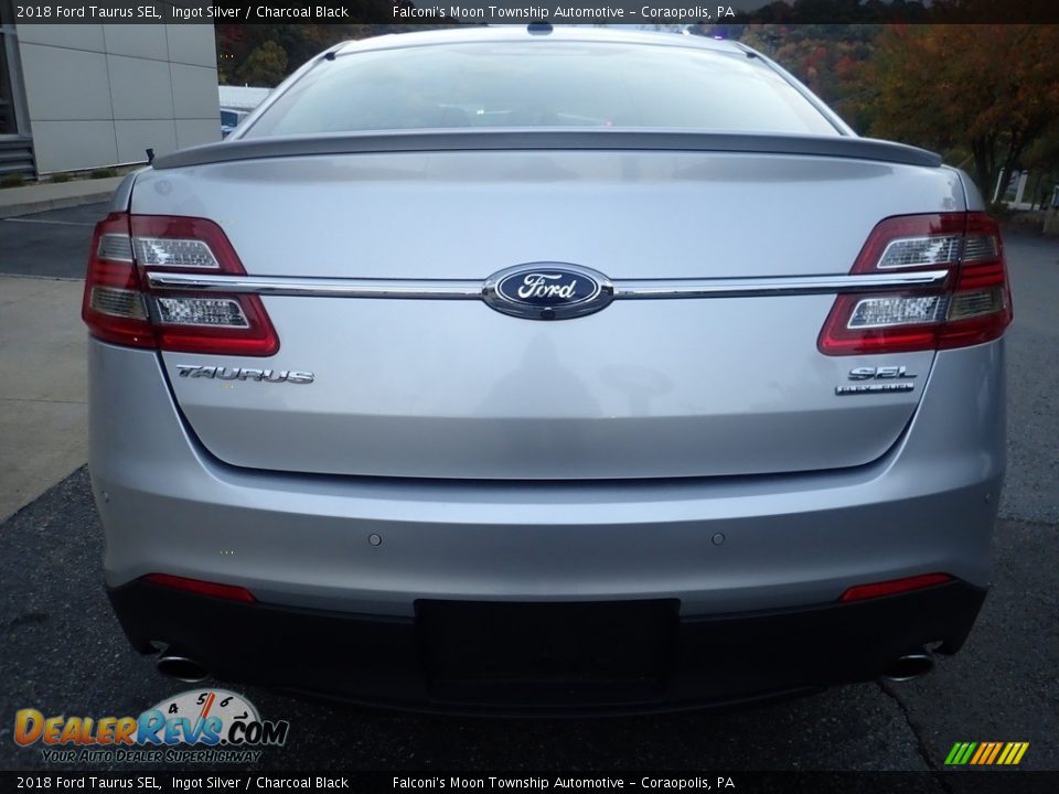 2018 Ford Taurus SEL Ingot Silver / Charcoal Black Photo #3