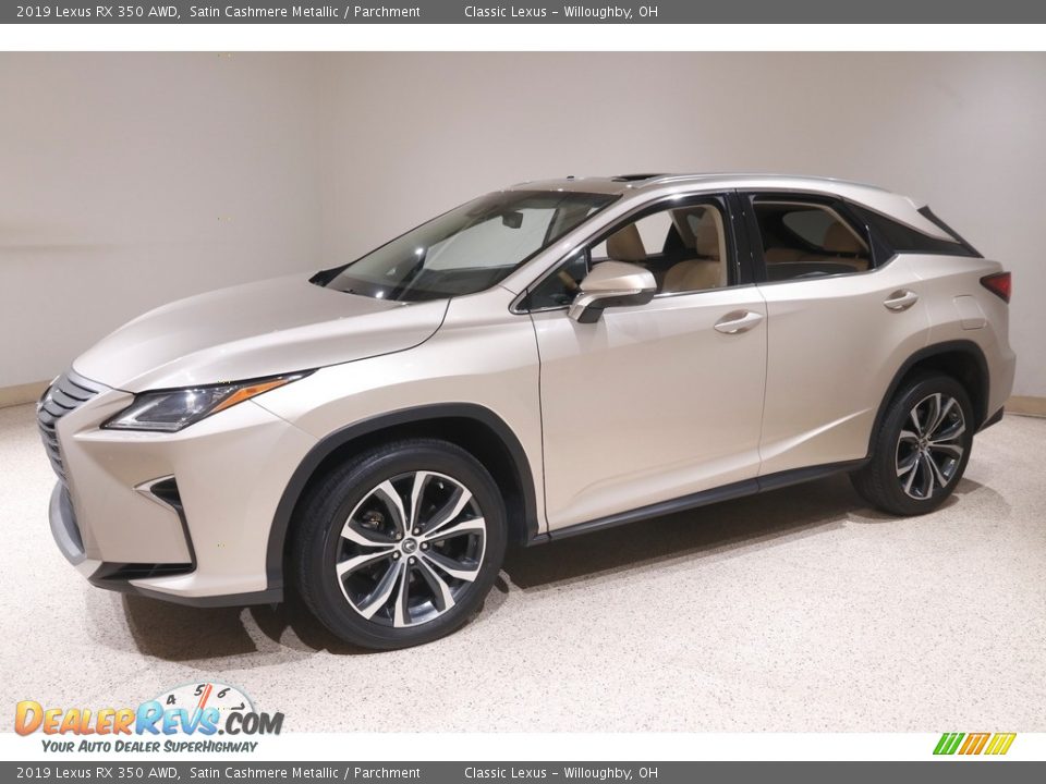 2019 Lexus RX 350 AWD Satin Cashmere Metallic / Parchment Photo #3