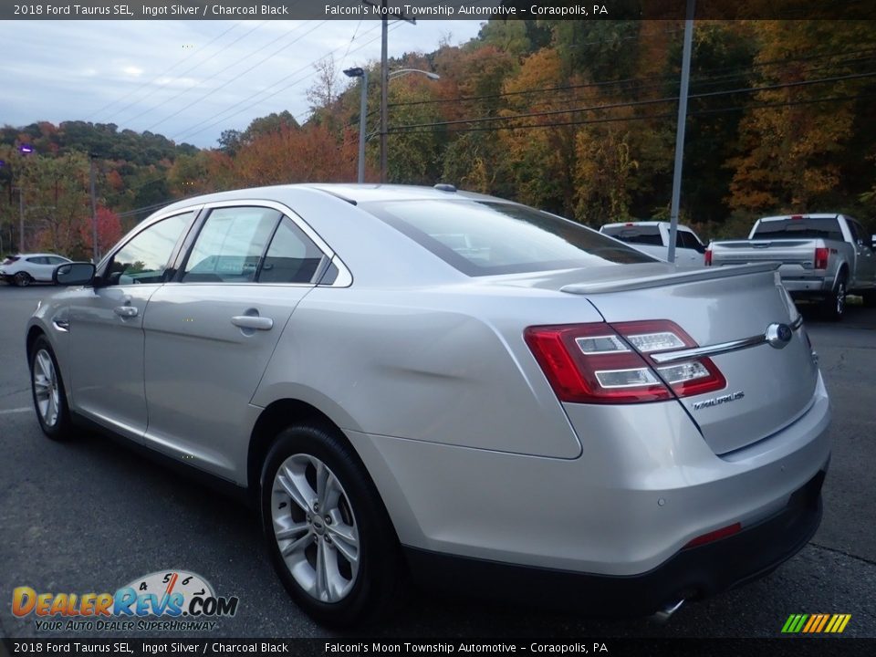 2018 Ford Taurus SEL Ingot Silver / Charcoal Black Photo #4