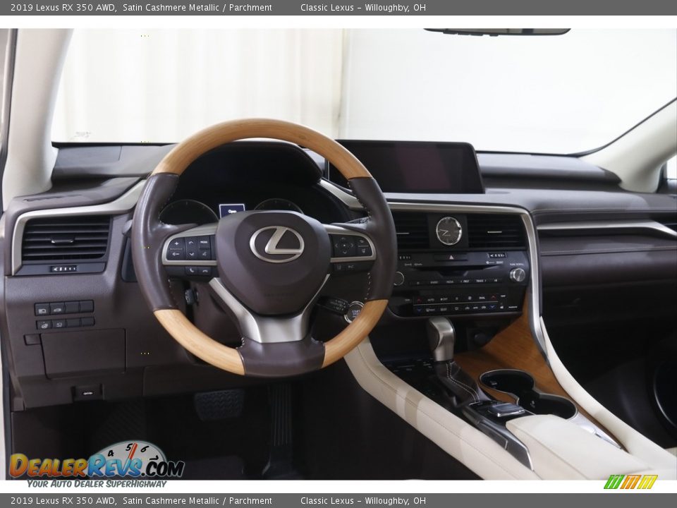 2019 Lexus RX 350 AWD Satin Cashmere Metallic / Parchment Photo #6