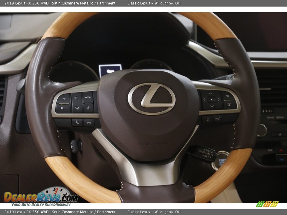 2019 Lexus RX 350 AWD Satin Cashmere Metallic / Parchment Photo #7