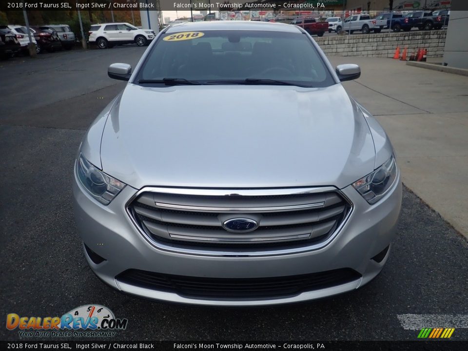 2018 Ford Taurus SEL Ingot Silver / Charcoal Black Photo #7