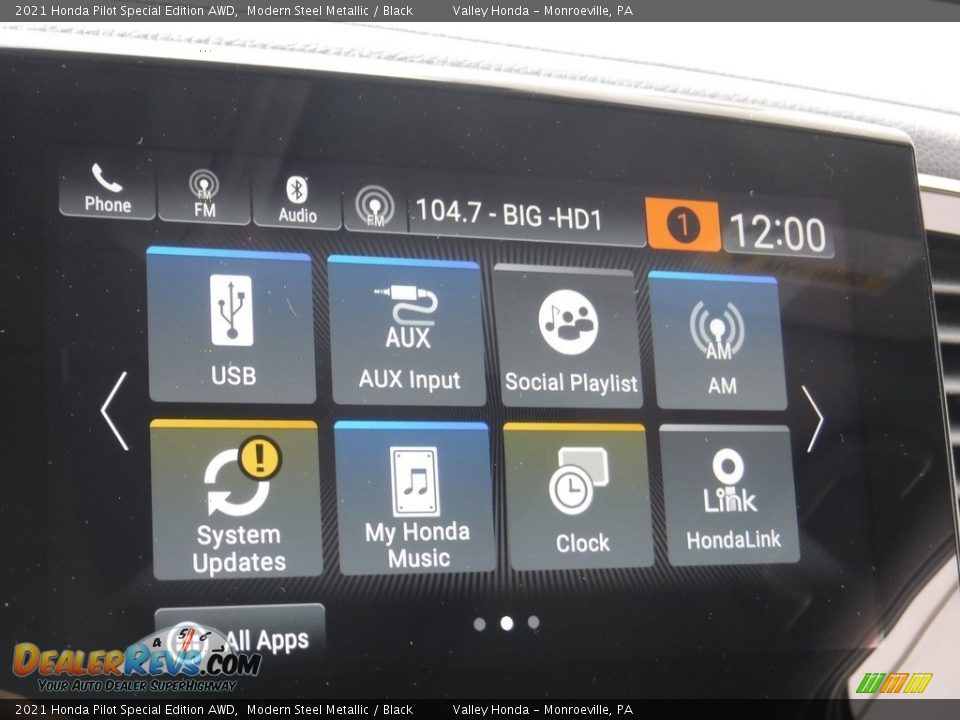 2021 Honda Pilot Special Edition AWD Modern Steel Metallic / Black Photo #20