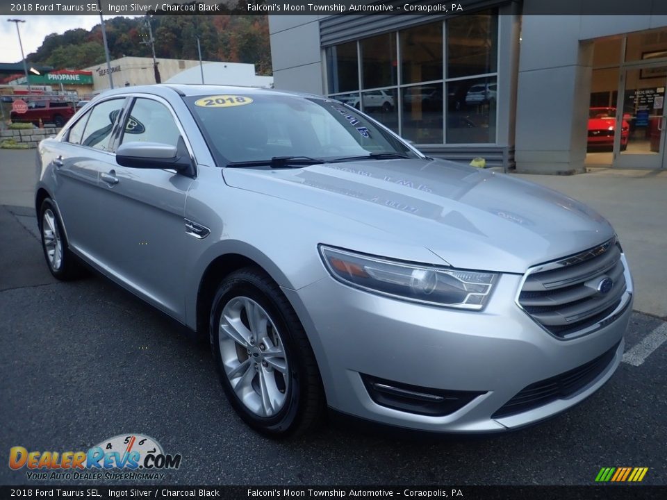 2018 Ford Taurus SEL Ingot Silver / Charcoal Black Photo #8