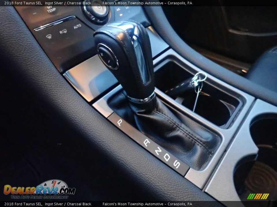 2018 Ford Taurus SEL Ingot Silver / Charcoal Black Photo #24