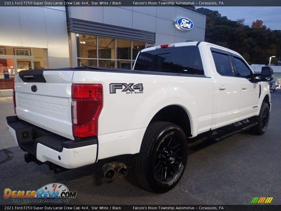 2021 Ford F250 Super Duty Lariat Crew Cab 4x4 Star White / Black Photo #2