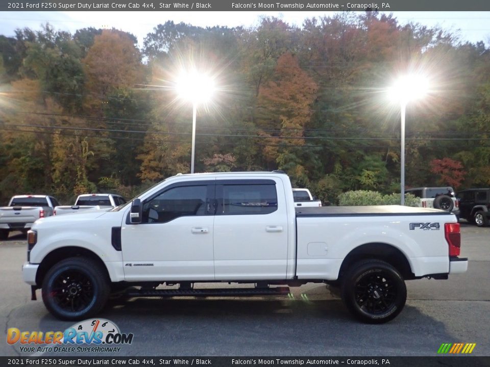 2021 Ford F250 Super Duty Lariat Crew Cab 4x4 Star White / Black Photo #5