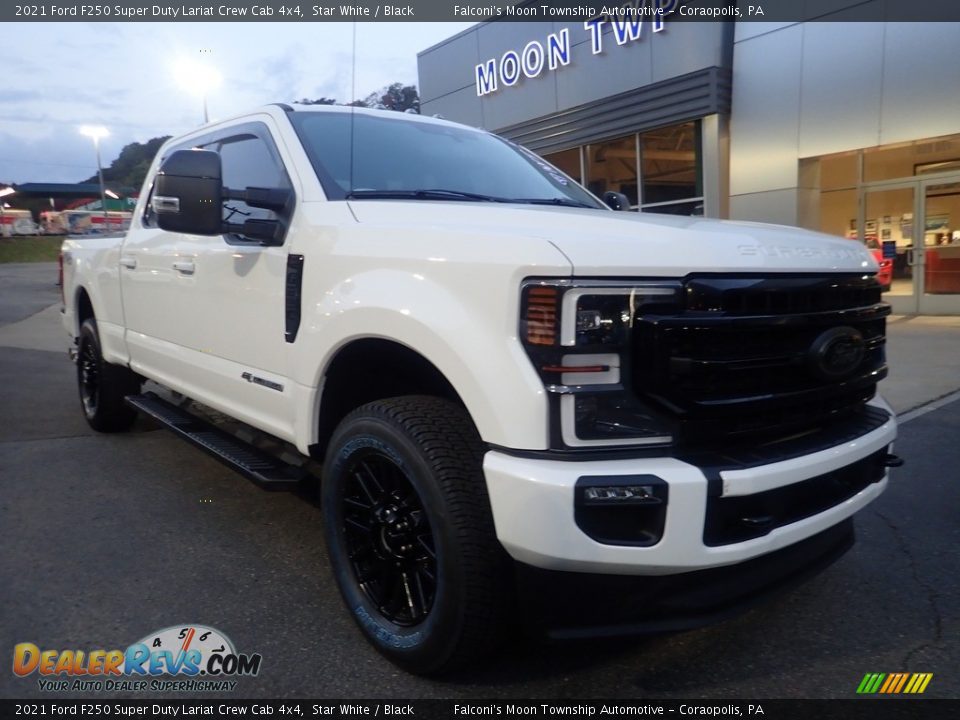 2021 Ford F250 Super Duty Lariat Crew Cab 4x4 Star White / Black Photo #8