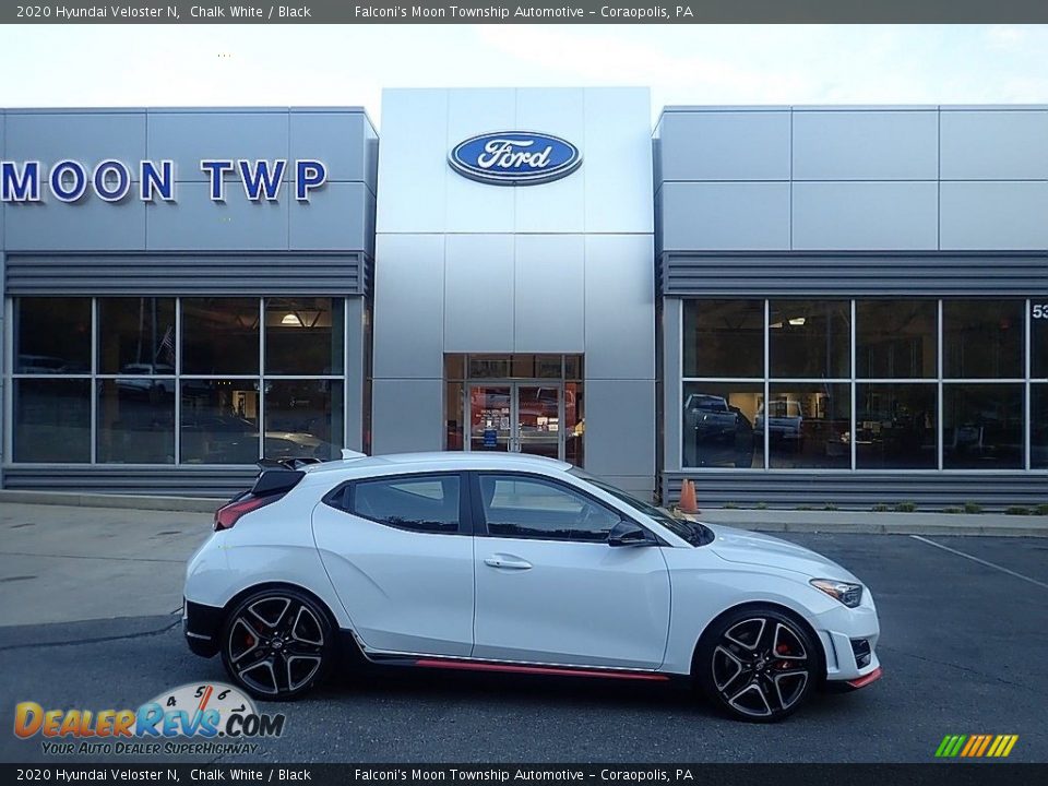 2020 Hyundai Veloster N Chalk White / Black Photo #1