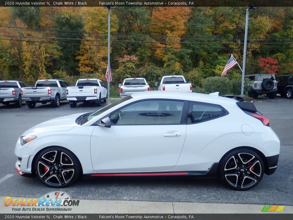 Chalk White 2020 Hyundai Veloster N Photo #5