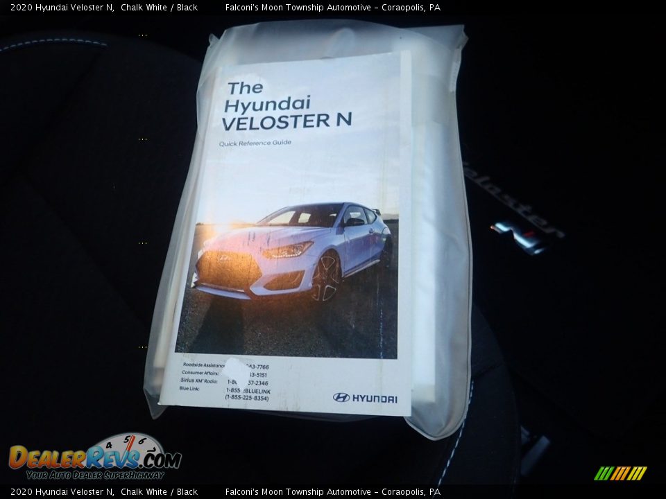 2020 Hyundai Veloster N Chalk White / Black Photo #13