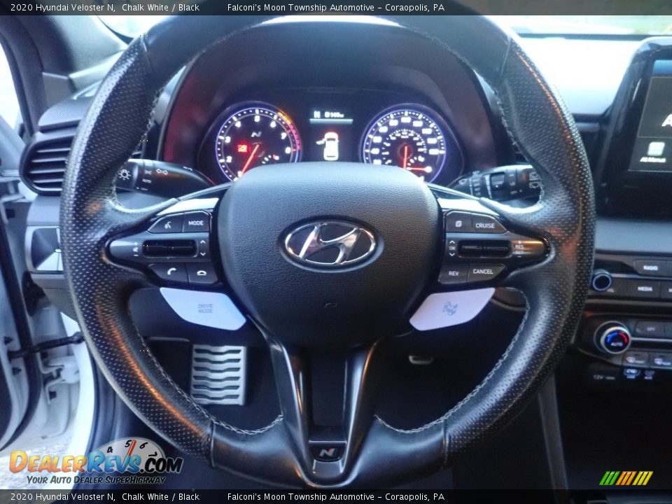 2020 Hyundai Veloster N Steering Wheel Photo #22