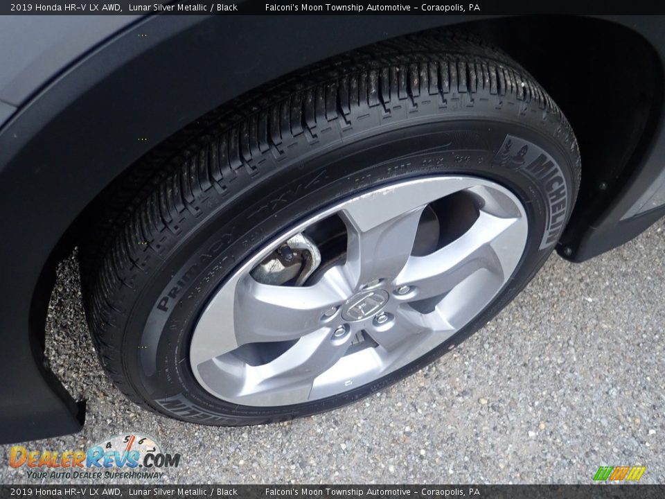 2019 Honda HR-V LX AWD Lunar Silver Metallic / Black Photo #2