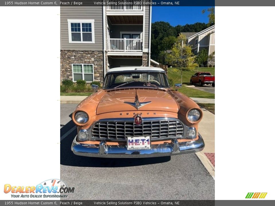 1955 Hudson Hornet Custom 6 Peach / Beige Photo #2