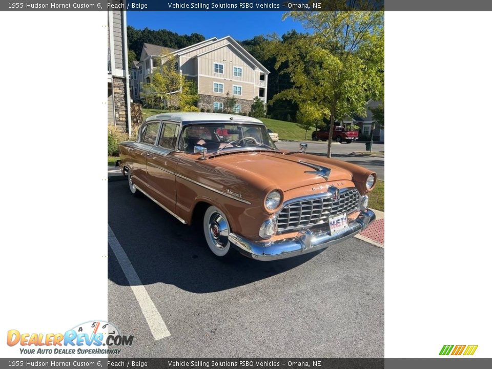 1955 Hudson Hornet Custom 6 Peach / Beige Photo #3