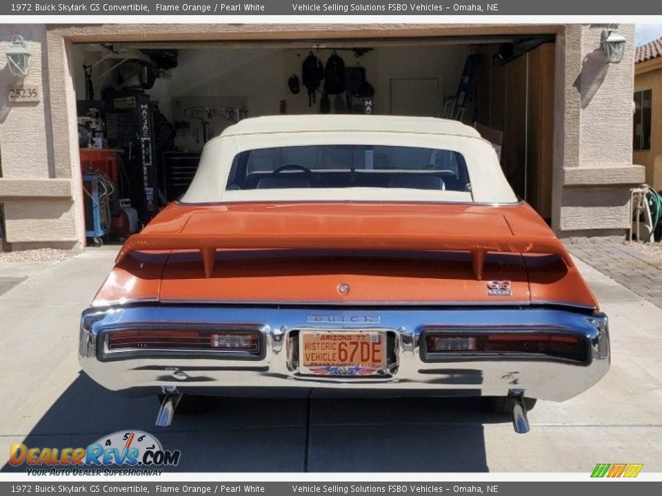 Flame Orange 1972 Buick Skylark GS Convertible Photo #6