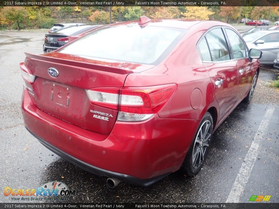 2017 Subaru Impreza 2.0i Limited 4-Door Venetian Red Pearl / Ivory Photo #4